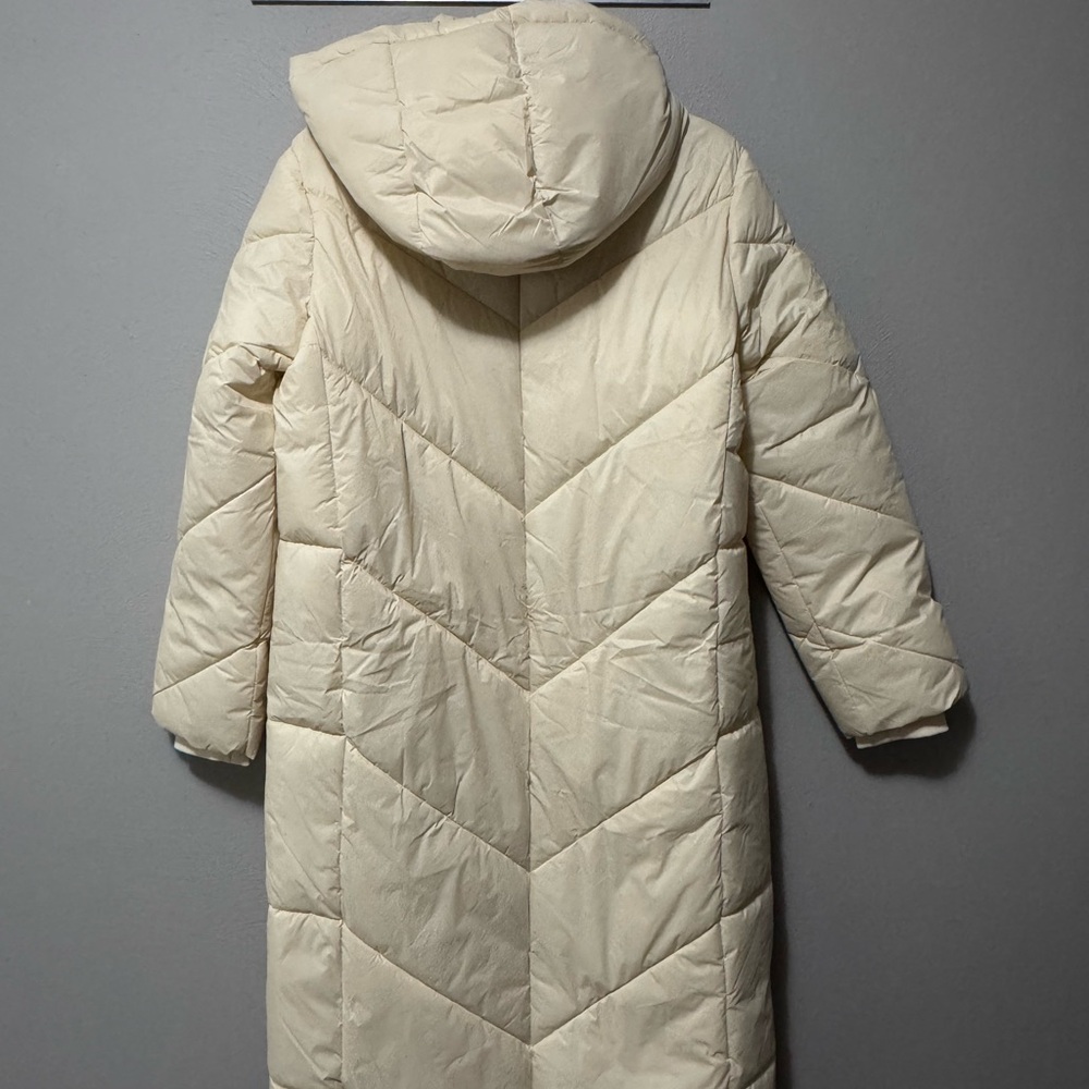 Banana Republic Petite Puffer Jacket in Cream NEW - Picture 3 of 6